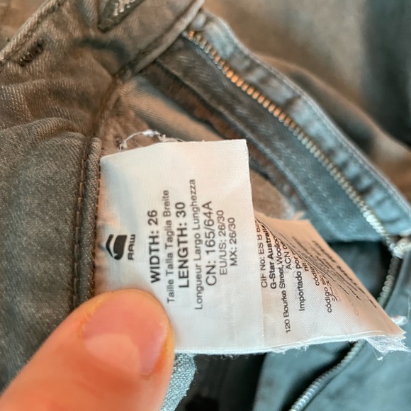 GSTAR arc jeans army green 26 - Picture 2 of 4